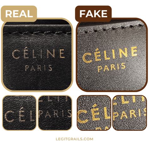 celine real vs fake|celine bag counterfeit.